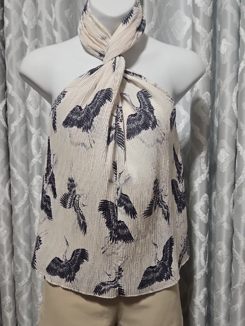 Anine Bing Becca Halter Top